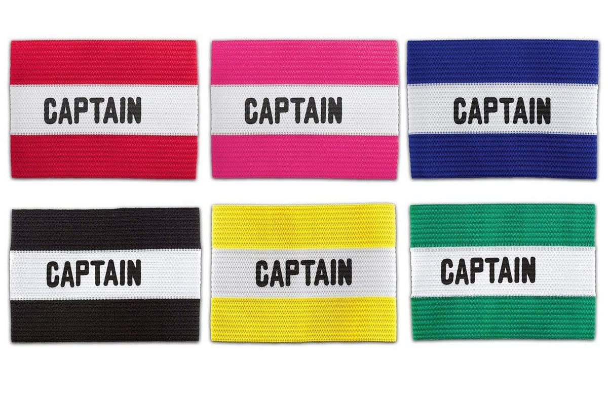 RANAC Sports Arm Band, Elastic Football Soccer Captain Armband Senior, Pack of 3,6,9 & 12, Multi-Color