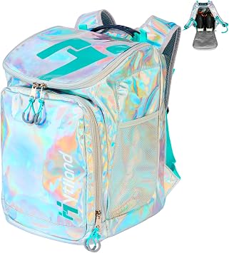 Ski Boot Bag - 32L Ski & Snowboard Boot Travel Backpack for Boots, Helmet, Goggles & Snowsuits