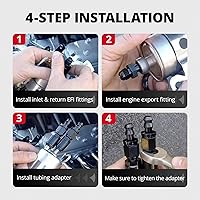 Vista 4 de EVIL ENERGY Filtro Regulador de Combustible 58 PSI compatible con LS Swap EFI Conversion C5