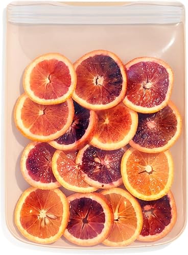 Vista 87 de W&P Porter Bolsa de almacenamiento reutilizable de silicona, sándwich (36 onzas de pie), pizarra, recipiente de almacenamiento de alimentos, apto