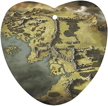 Middle Earth Map Car Air Freshener Hanging, Long Lasting Scented Car Aromatherapy Tablets, Love form Fragrance Scented Cards for Vehicles, Bedroom, Wardrobe White-style