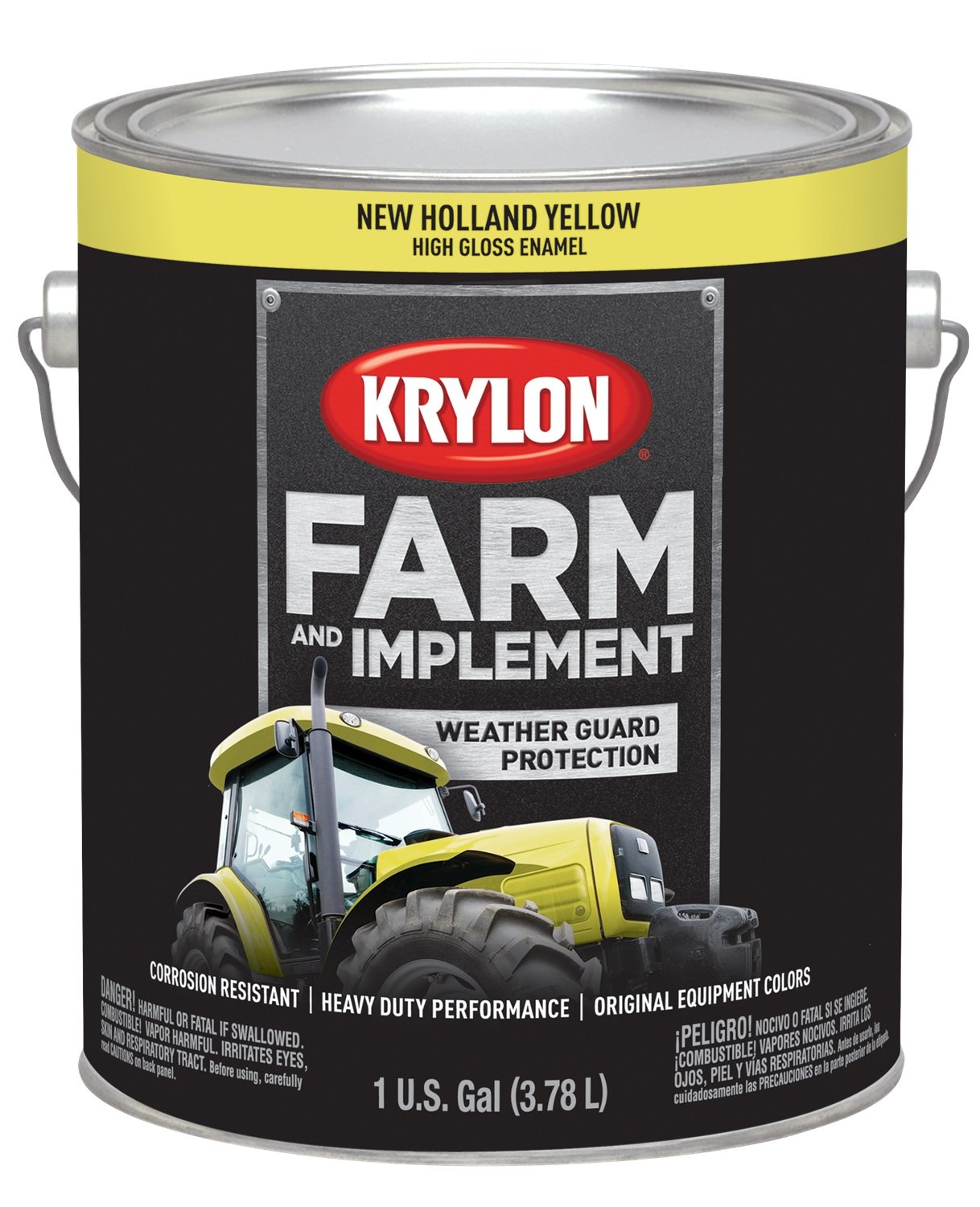Krylon Farm &amp; Implement Paint Gallons New Holland Yellow (NH Yellow)