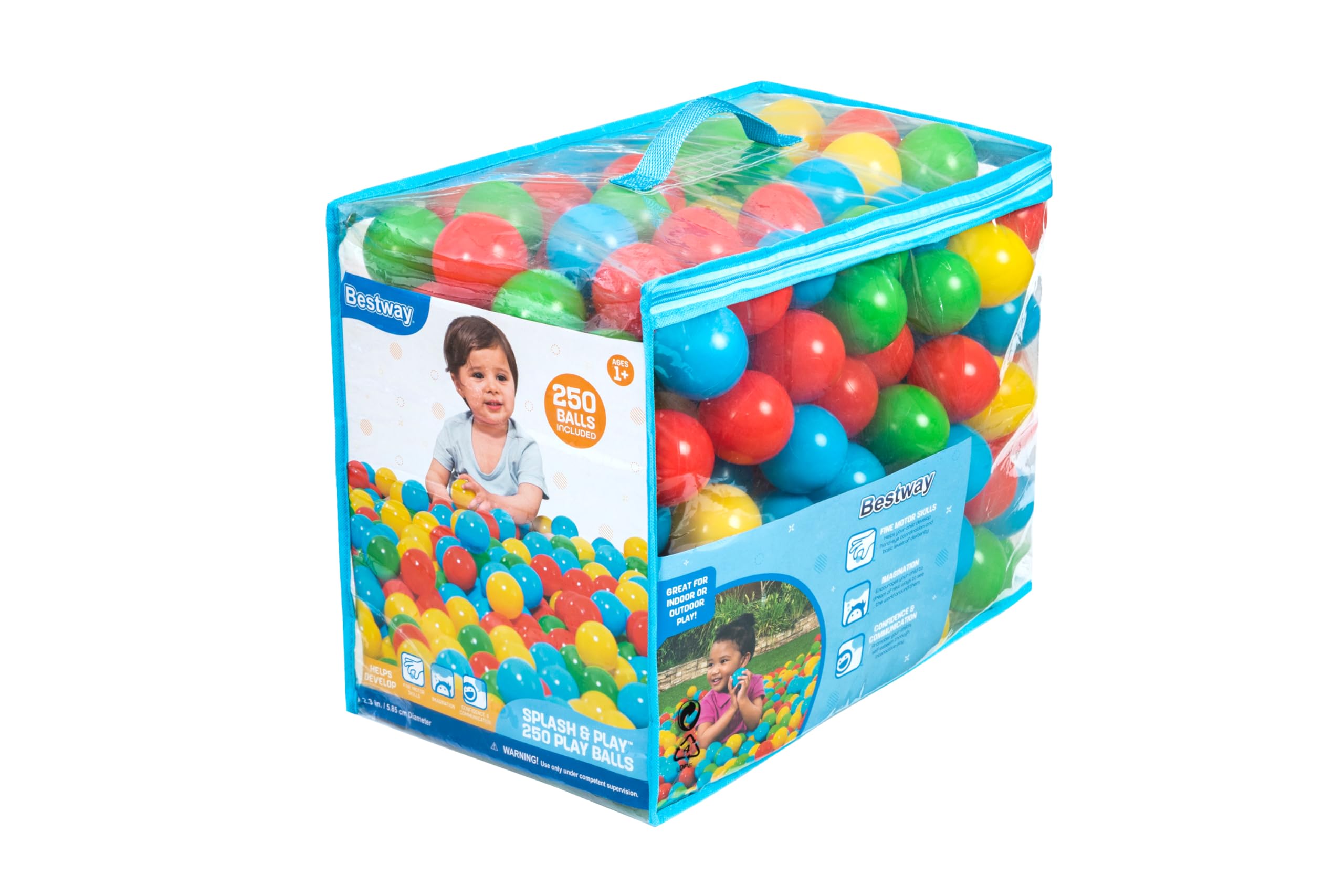 Bestway 52649 Palline Gioco Splash & Play, 250 Pezzi-image