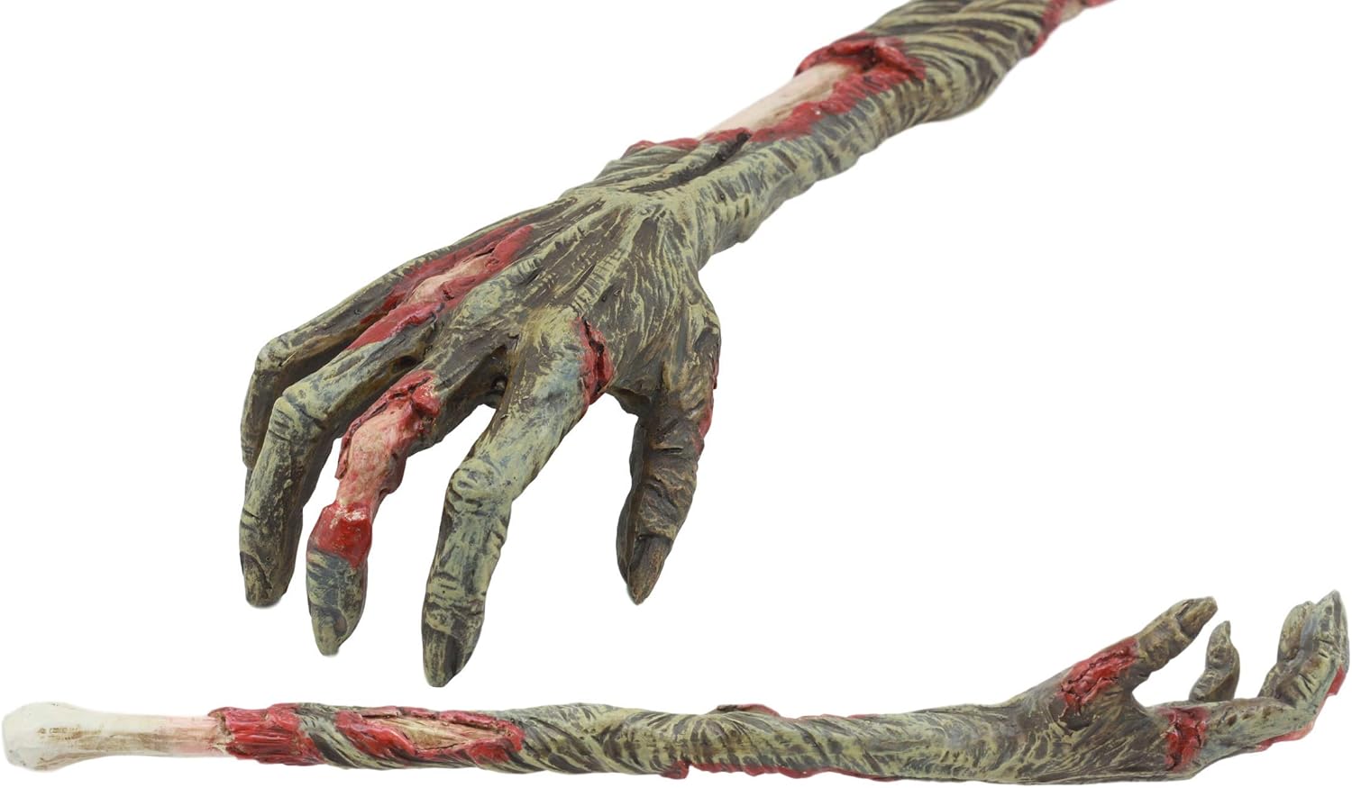 Ebros Gory Zombie Back Scratcher Figurine 15" Long Zombie Walker Hand Arm Replica with Rotten Flesh and Bones Statue