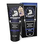 Bossman Fortify Intense Beard Conditioner for Men (Royal Oud Scent) - Moisturizes, Replenishes & Protects with Natural Ingredients - Thicker Formula, Made in USA