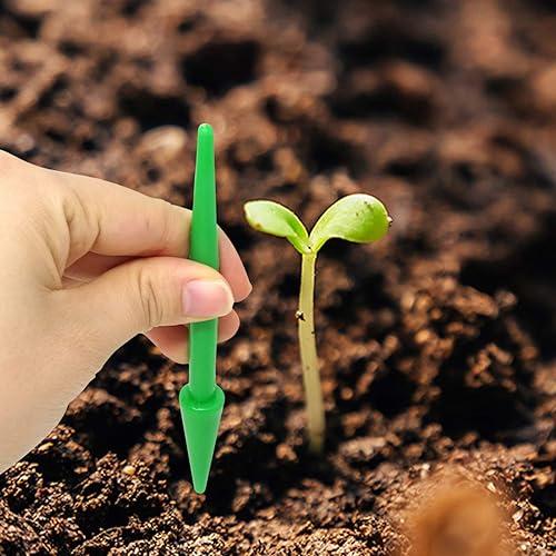 Miniatura 6 de Honbay Mini herramienta de jardín de 5 piezas, herramientas de plantación de mano, rastrillo de pala pequeña con mango de madera, herramienta de