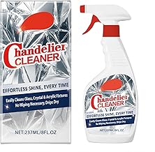 Chandelier Cleaner Drip Dry Spray,No Wipe Spray Away Dust Remover,No Wipe Dust Remover for Chandelier,Drip and Dry C-handelier Cleaning S-pray,Effortless Streak-Free Clean Finish,Glass Cleaner Sp-ray