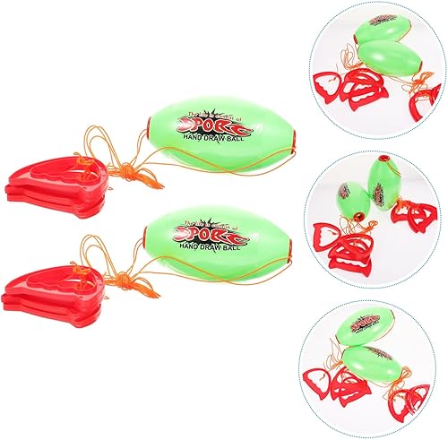 Miniatura 8 de Tire de la lanzadera del tirón de la bola de la lanzadera Juguetes de la bola del juguete Juego de la bola del tirón de