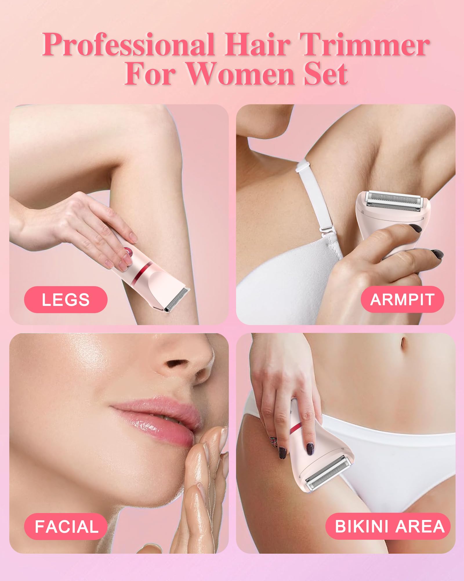 Amazon.com: 3-in-1 Bikini Trimmer for Women, Electric Razors  display picture 1