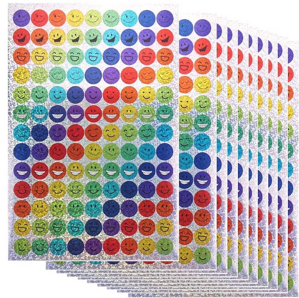 Amazon.co.jp: キラキラシール ご褒美ステッカー 11種類 笑顔デザイン