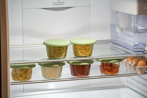 Miniatura 5 de WECK 974 - Tarro cilíndrico con tapa de silicona, ideal para enlatar y almacenar, tarro grande de vidrio para alimentos, azúcar, harina, almacena de