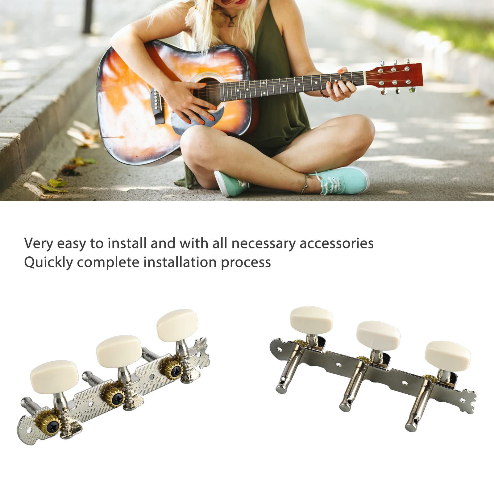 Chevilles De Réglage De Guitare Acoustique Fermées... - Grandado