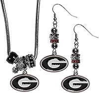 Vista 13 de Siskiyou Sports NCAA womens Euro Bead Earrings and Necklace Set