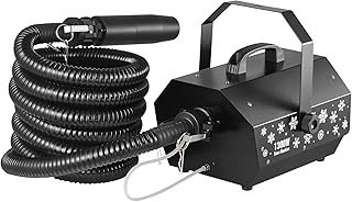 VEVOR Snow Machine, 1300W Super Silent Snow Maker, Portable Wireless Remote Control Snowmaking Machine, Outdoor & Indoor Snowflake Maker for Xmas Party Wedding Stages Mall Snowflake Effects Decor