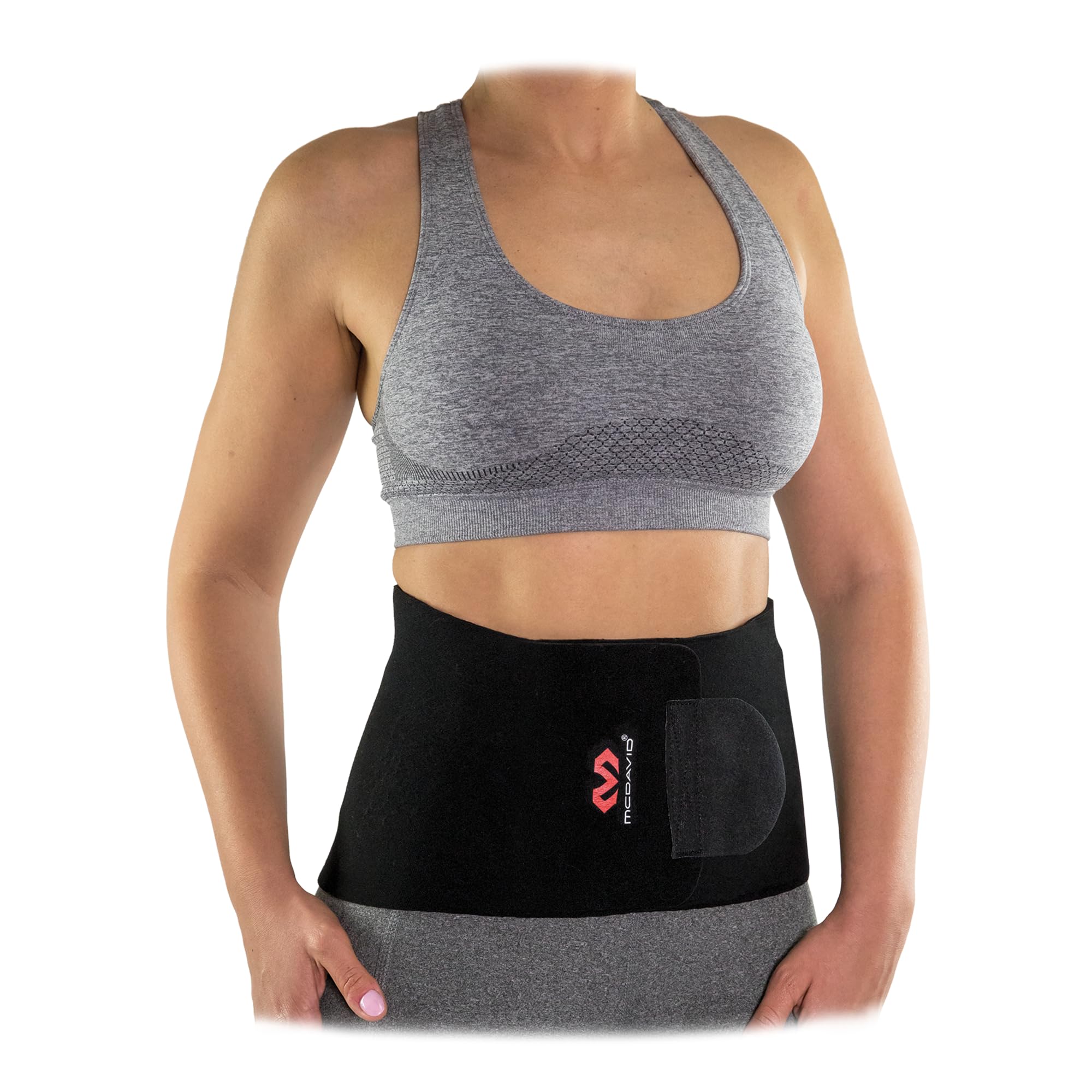 McDavid Waist Trimmer Belt Neoprene Fat Burning Sauna Waist Trainer - Promotes Healthy Sweat, Weight Loss, Lower Back Posture, Men's & Woman's sizes, (Includes 1 Belt)