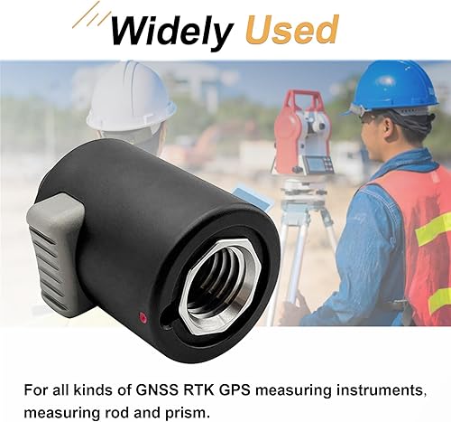 Miniatura 5 de Adaptadores GPS de liberación rápida compatibles con el tipo suizo Trimble Topcon Sokkia Quick Release Connect Adaptador de montaje para GPS GNSS