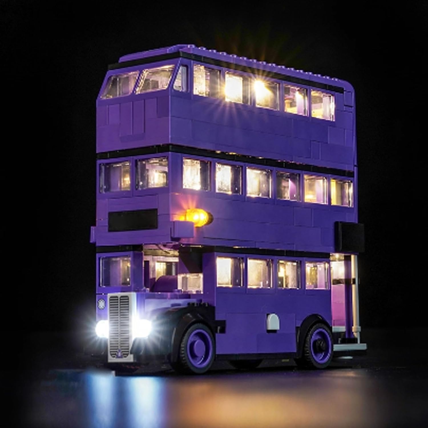LED Lighting Kit Compatible with Lego 76446 Double-Decker Bus Series LED Light Set (Model Kit Not Included - Lighting Components Only)