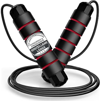 Springseil - Seilspringen f r Erwachsene Fitness 3 Meters Sprungseil Erwachsener f r Zur Gewichtsreduktion L nge Einstellbar mit Schaum Griffe 1 St ck Weihnachten