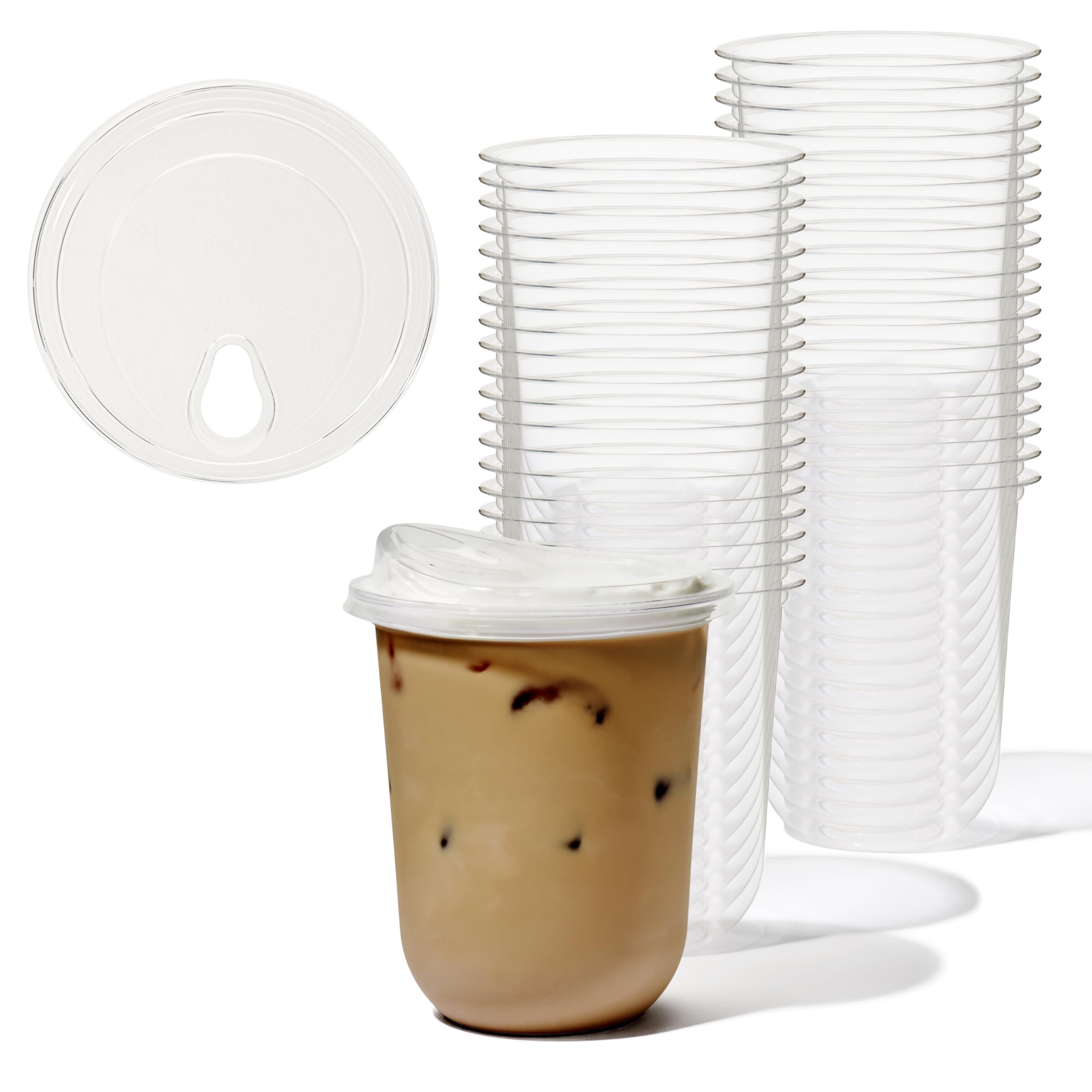Photo 1 of TOSSWare Natural 16oz Arc Bundle Clear Cold Cups