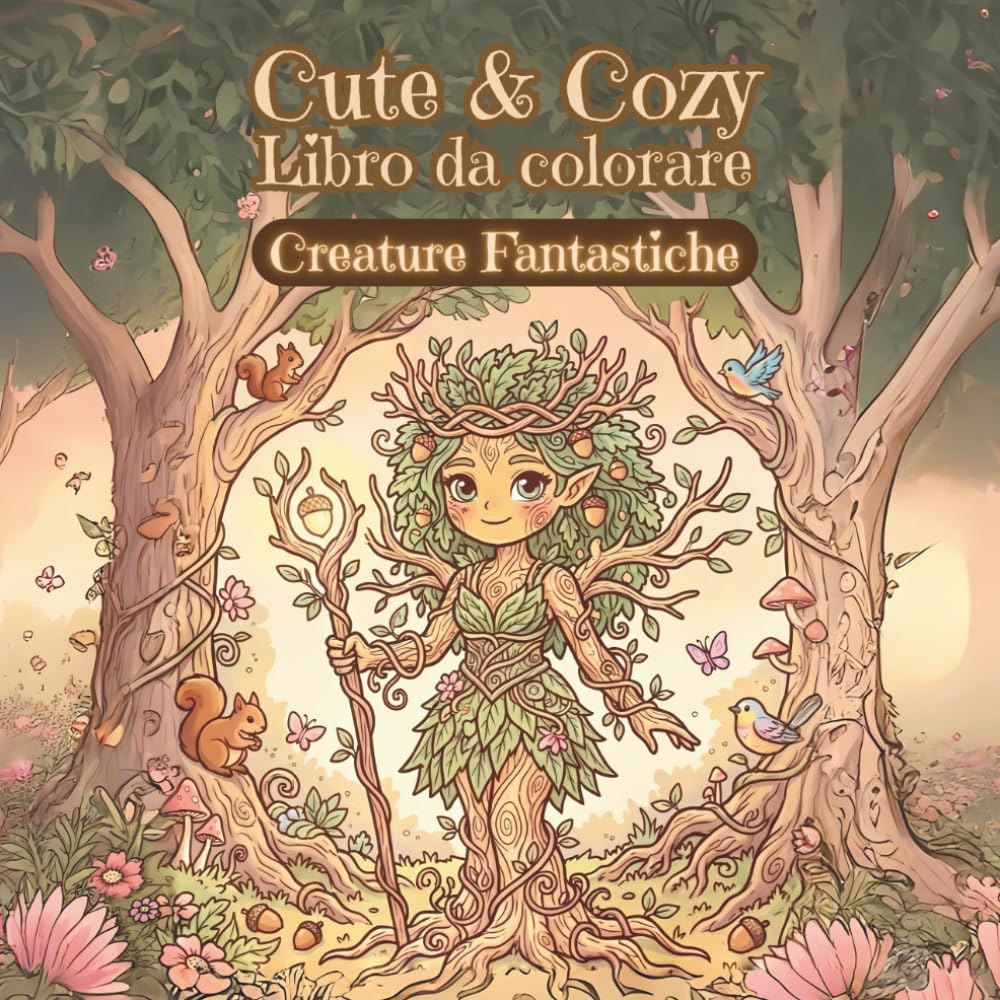 Cute & Cozy – Creature Fantastiche: Libro da colorare per bambini con piccole creature magiche da mondi lontani (Cute & Cozy - Libri da colorare)