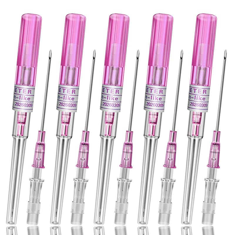 Agulhas para piercing com cateter Rayyl 20G, pacote com 10 unidades