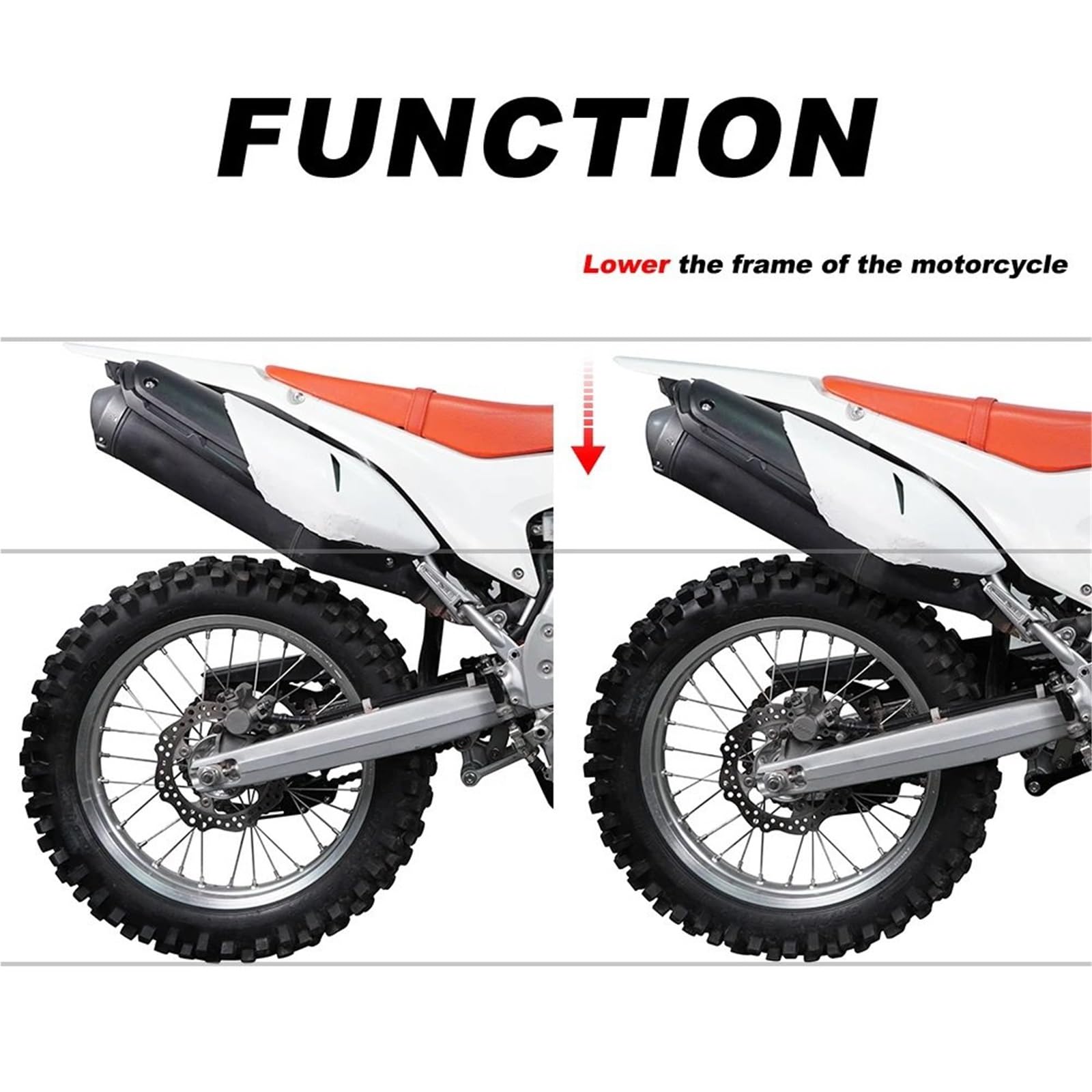 Zestaw łączników obniżających Tylne zawieszenie motocykla pasuje do Triumph TIGER 1050 2007 2008 2009 2010 2011 2012 Tiger zestawy łączników spadek zestaw obniżający