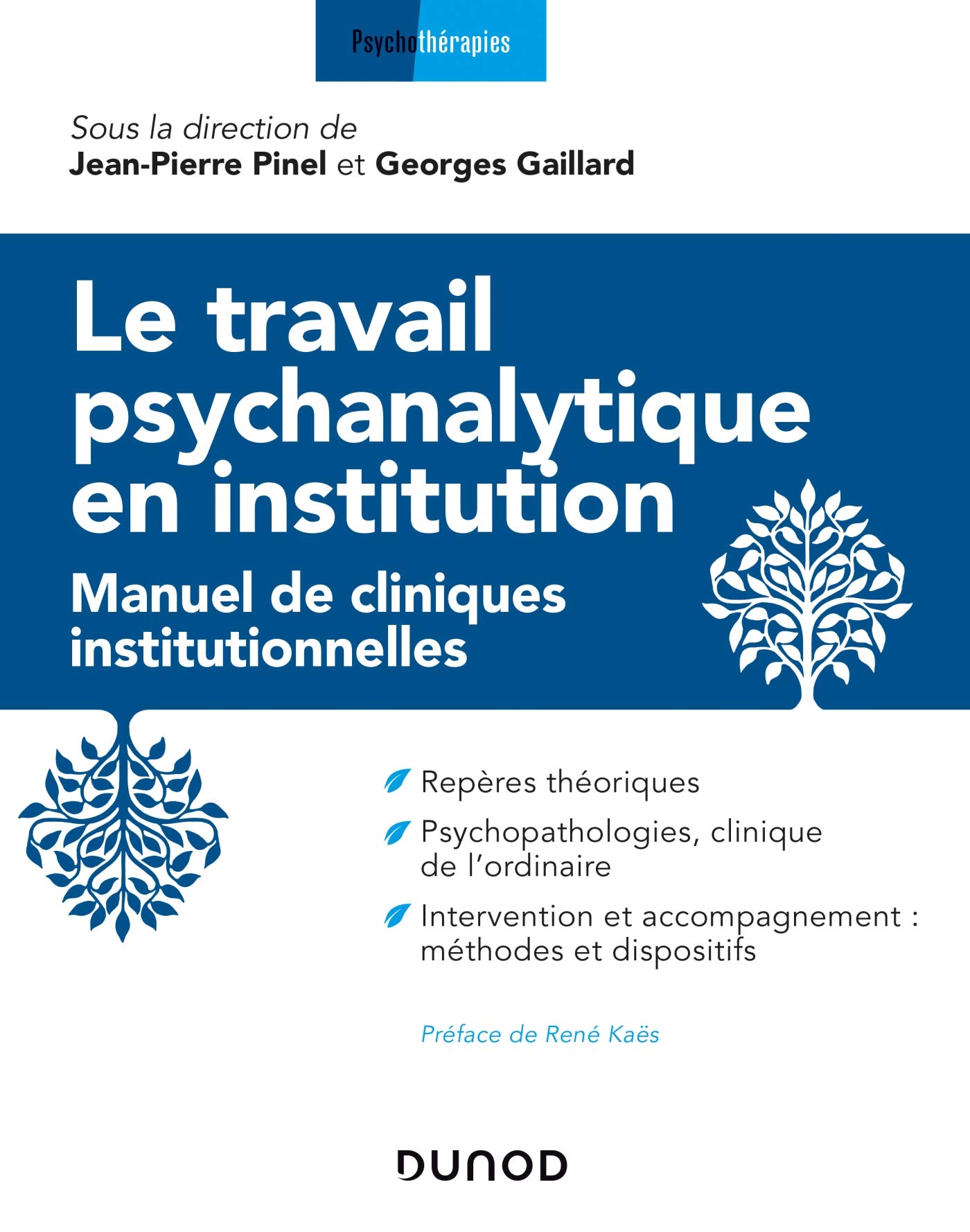 Le travail psychanalytique en institution - Manuel de cliniques institutionnelles: Manuel de cliniques institutionnelles
