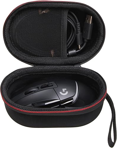 LTGEM - Funda rígida de EVA para Logitech G502 X Plus Lightspeed Wireless RGB Gaming Mouse - Bolsa protectora de viaje para almacenamiento