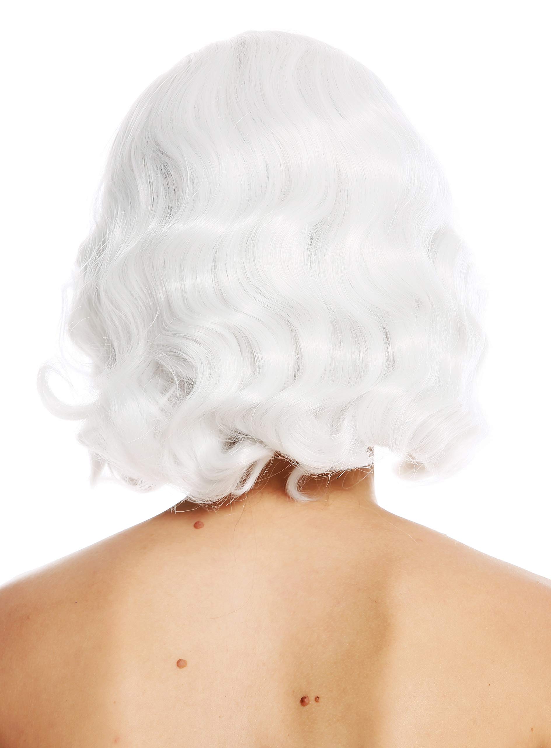 WIG ME UP - GFW1726-001 women's quality wig 20's swing jazz Charleston Chicago middle parting waves wavy white light grey white-grey - Image 4