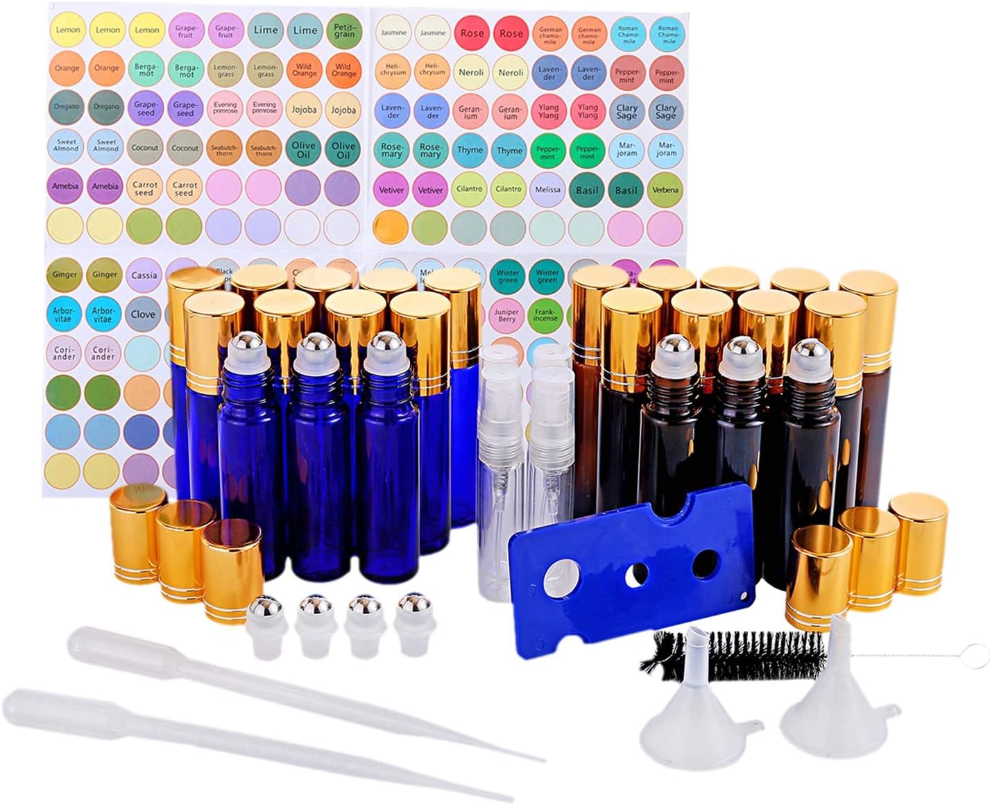 10ml Essential Oil Roller Bottle (24 Pack)