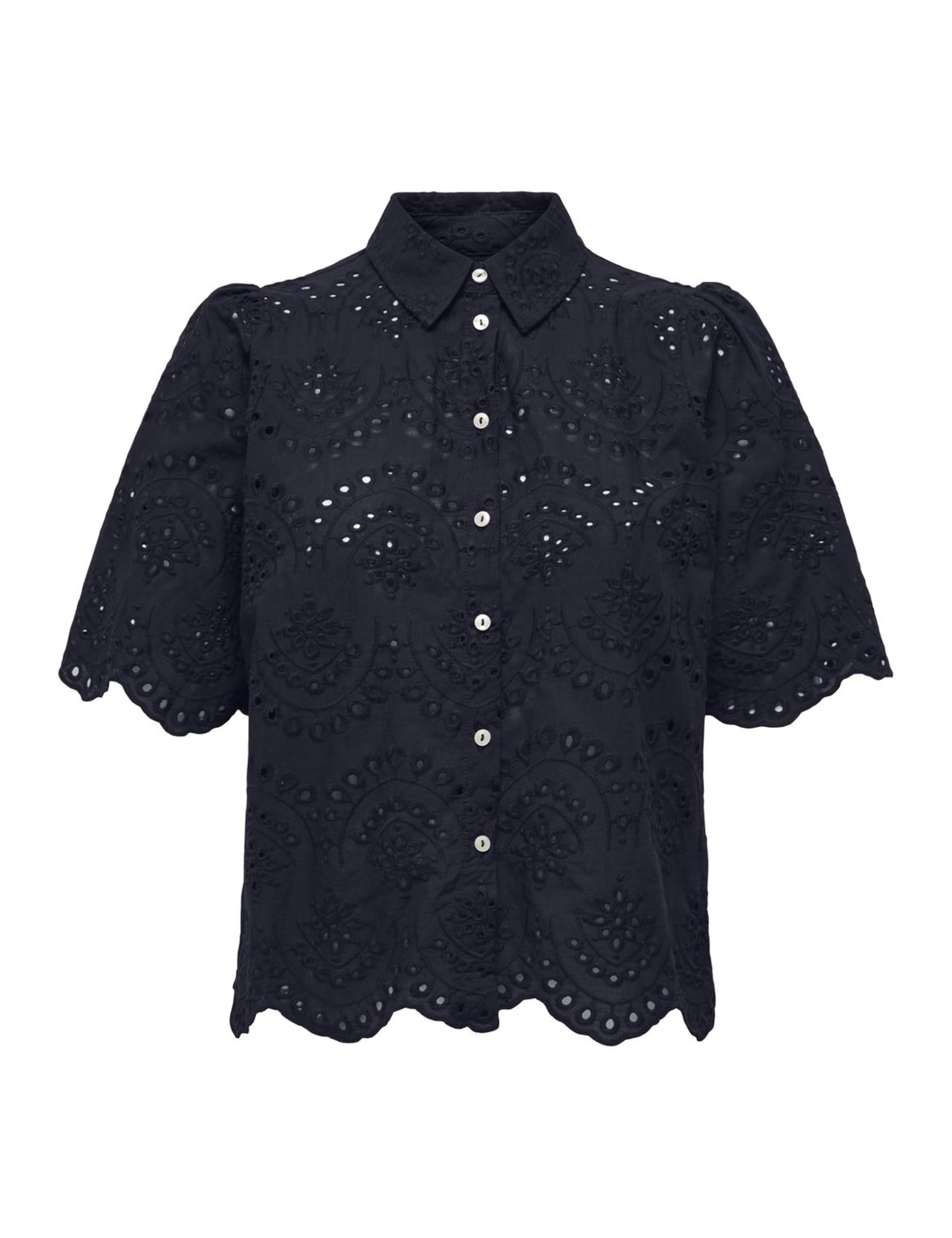 ONLY Women's Onlvalais S/S Shirt WVN Noos, Night Sky, S