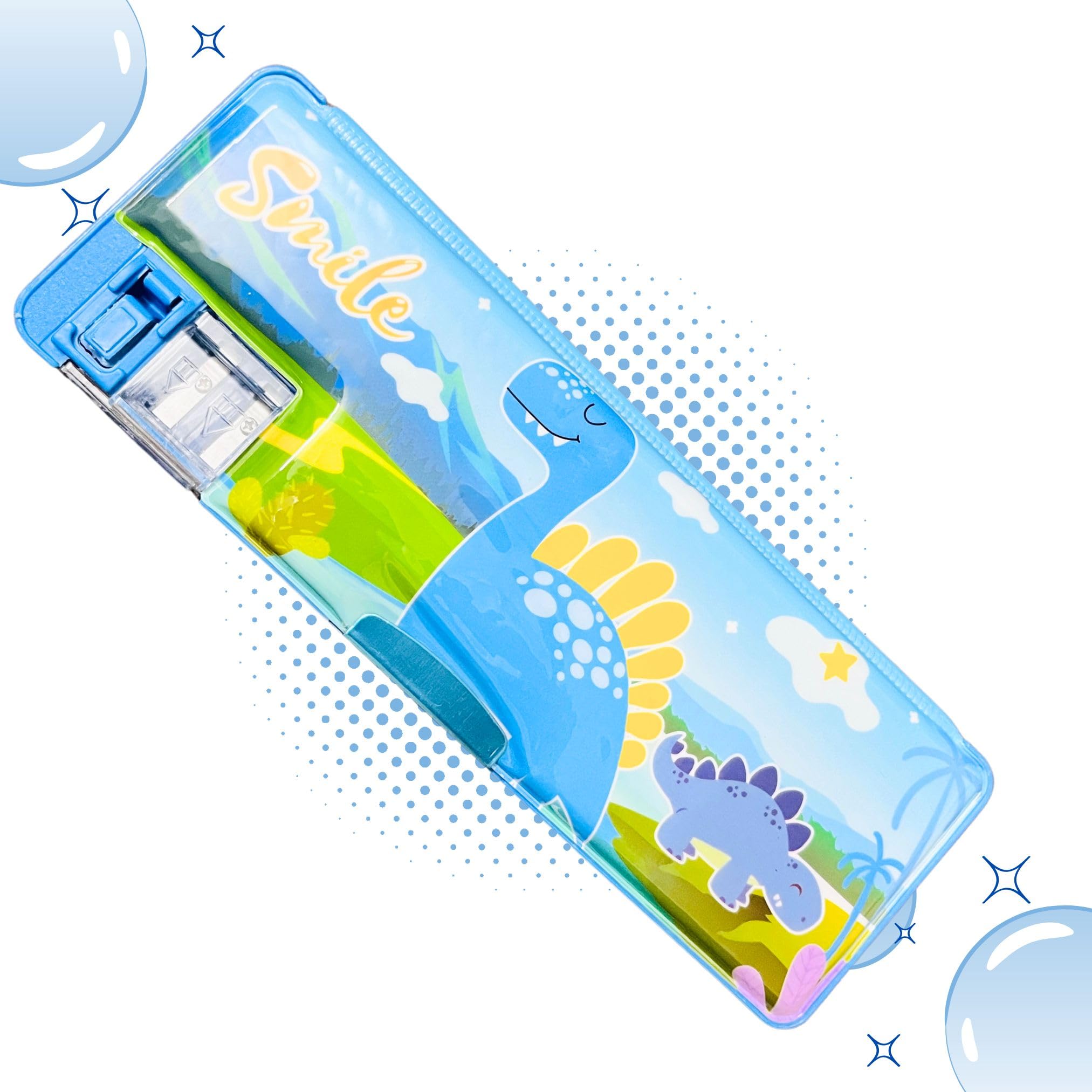 Jo Baby Happy Space Themed Magnetic Pencil Case with Sharpener for Kids, Stationary Organizer Pencil Box for Kids - Blue (B0D6BVMMGN) Amazon Price History, Amazon Price Tracker
