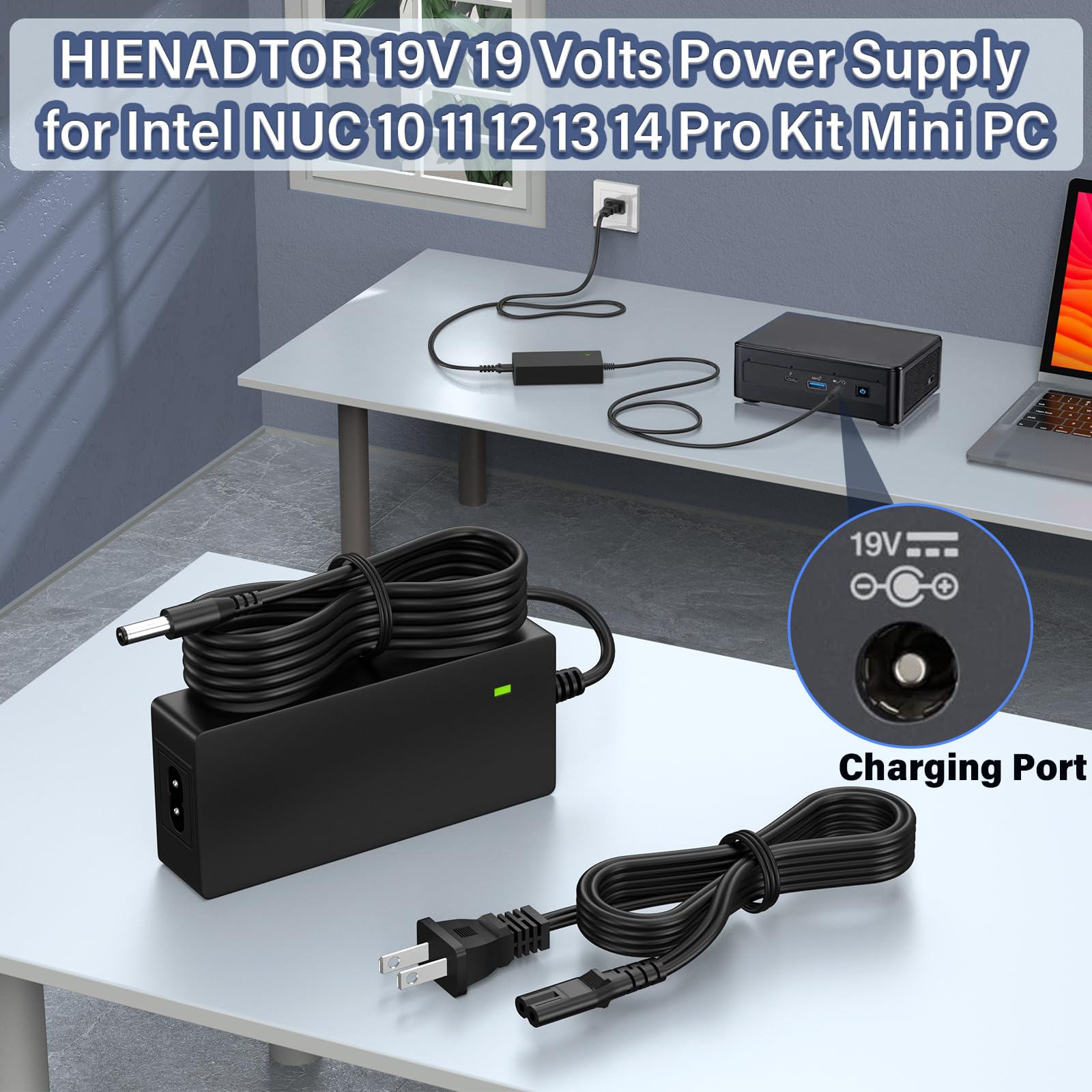Amazon.com: 19V 6.3A 120W Mini PC Charger Replacement Fit for
