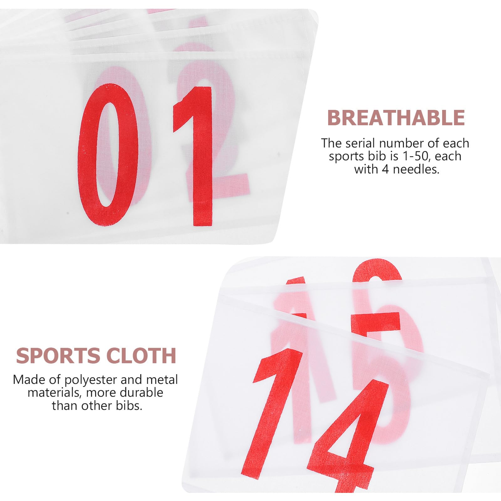 Tofficu Numero Gara per Eventi Sportivi in Poliestere Cotone | Spille in Metallo Incluse, Design Creativo Compatto, Uso per Competizioni e Attività Outdoor