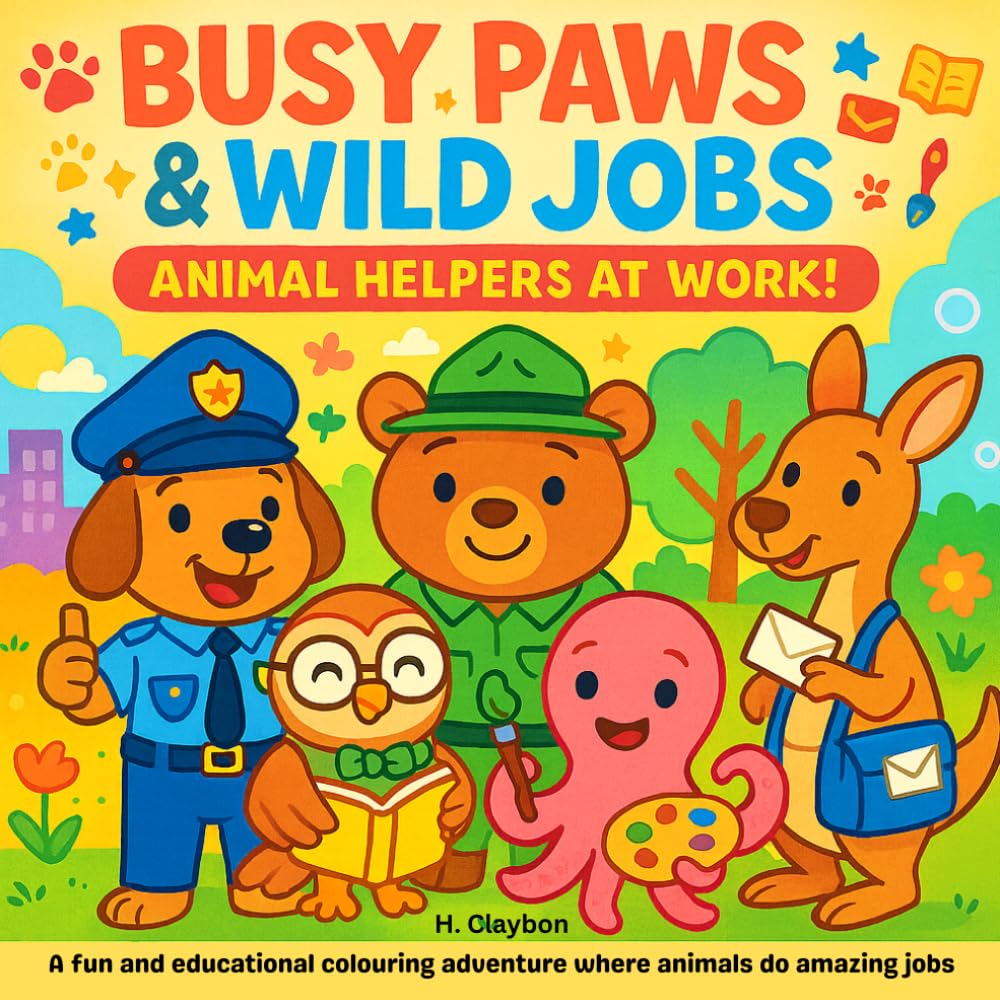 Busy Paws & Wild Jobs: Animal Helpers at Work!