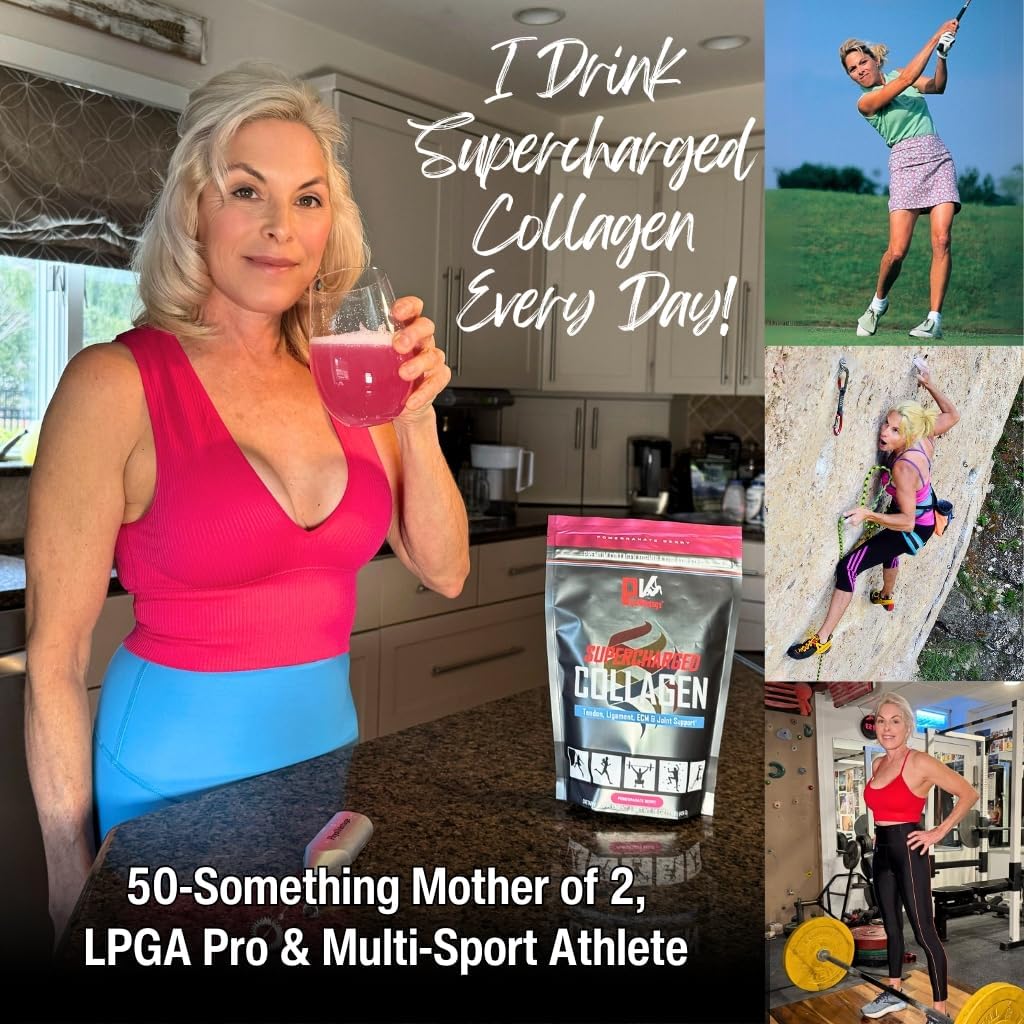 PhysiVantage Supercharged Collagen Peptides Powder - Hydrolyzed Collagen for Joint, Tendon, Ligament, & Skin Health Support - Unflavored, Keto, Paleo, 16oz | Enhanced with Vitamin C, BCAAs, Grass-Fed - Image 7