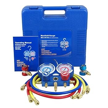 ROTARY VANE ロータリーベーン 電動真空ポンプ マニホールドゲージ WEIMALL 真空ポンプ マニホールドゲージ エアコン 空調工具