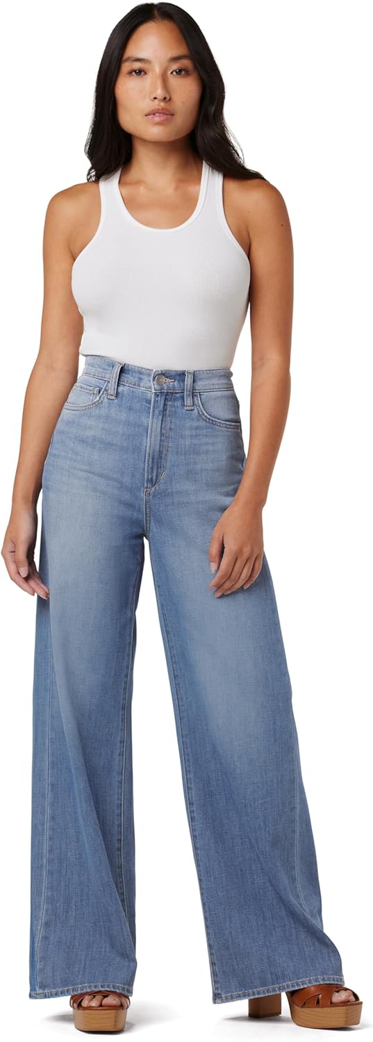 Joe's Jeans Womens The Mia Petite High Rise Wide Leg Jean - Image 6