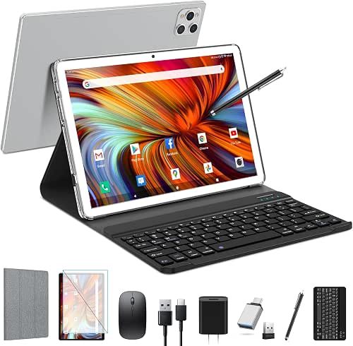 EITOMIN Tablet 10 inch 2026 Latest Android Tablet 128GB ROM+16GB