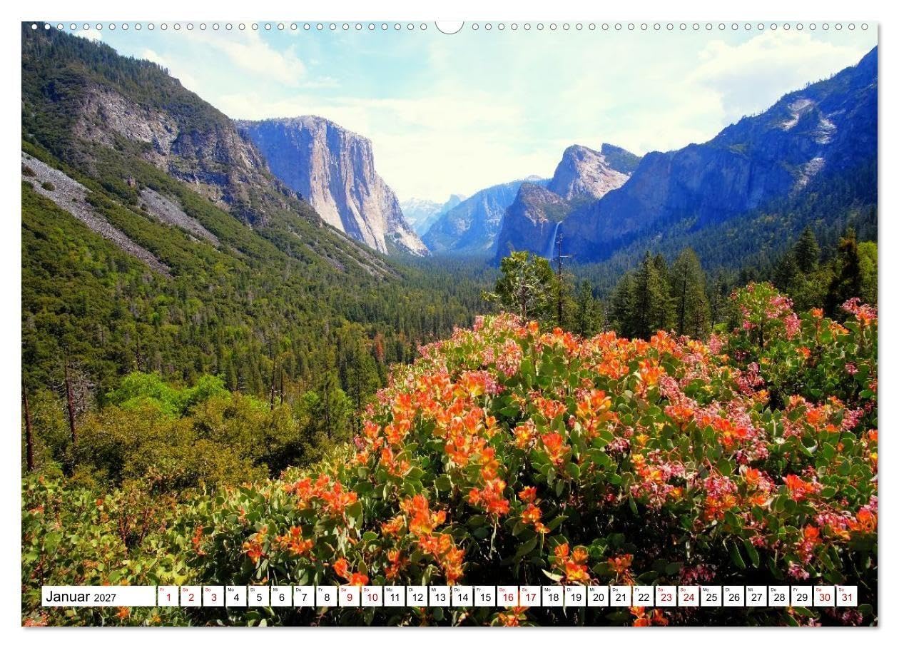 Naturwunder und Nationalparks der amerikanischen Westküste (hochwertiger Premium Wandkalender 2027 DIN A2 quer), Kunstdruck in Hochglanz: Die Schönheit des Wilden Westens (CALVENDO Orte)