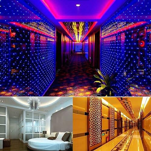 Miniatura 3 de XUNATA Tira de luz LED RGB de 33 pies, CA, 110 V, 600 unidades, SMD 5050 LED, control remoto, multicolor, impermeable, flexible, para decoración de