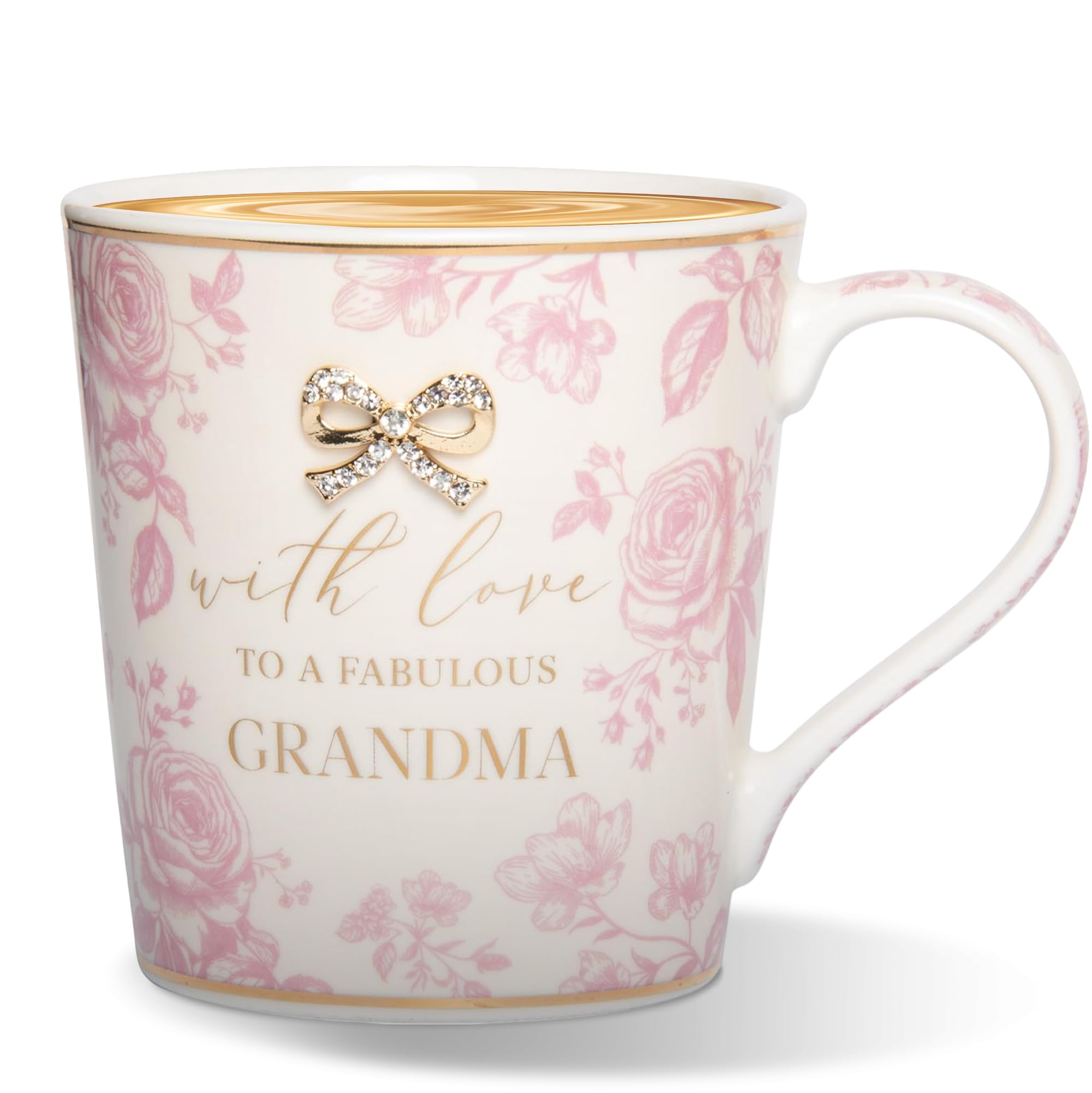 Lesser & Pavey Madelaine by Hearts Design Madelaine Grandma Mug 350ml for Coffee, Tea and Hot Drinks | Fine China Coffee Mugs for Daily Use | Mother's Day Gifts for Women