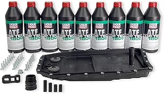 Transmission Service Kit 9L ATF + Oil Pan + Filter + Gaskets + Bolts + Sleeves for BMW Select V8 Models, for JAGUAR and for LAND ROVER