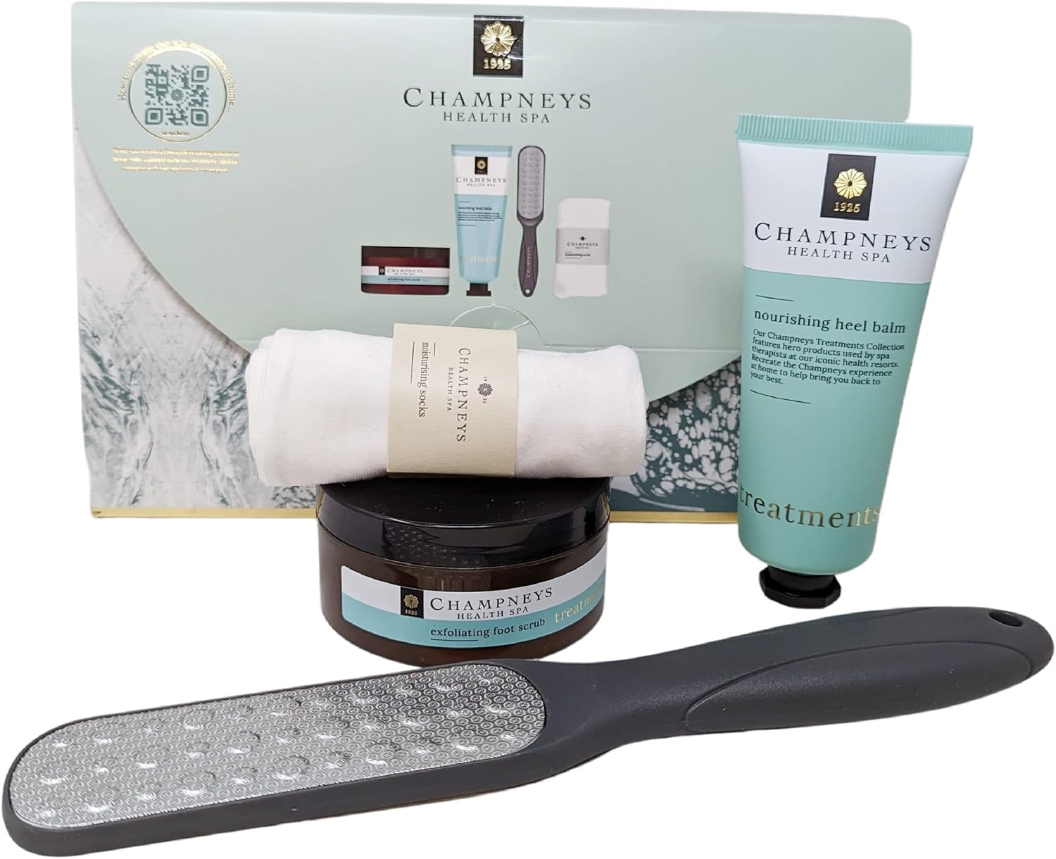 Champneys Pampering Pedicure Gift Set Beauty 4pcs Foot Treatments Hamper Kit for Womens