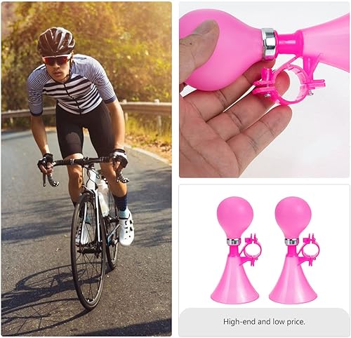 Miniatura 6 de Veemoon 2 bocinas de bicicleta para niños, bocinas de plástico para apretar, bocina de bicicleta para niños y niñas