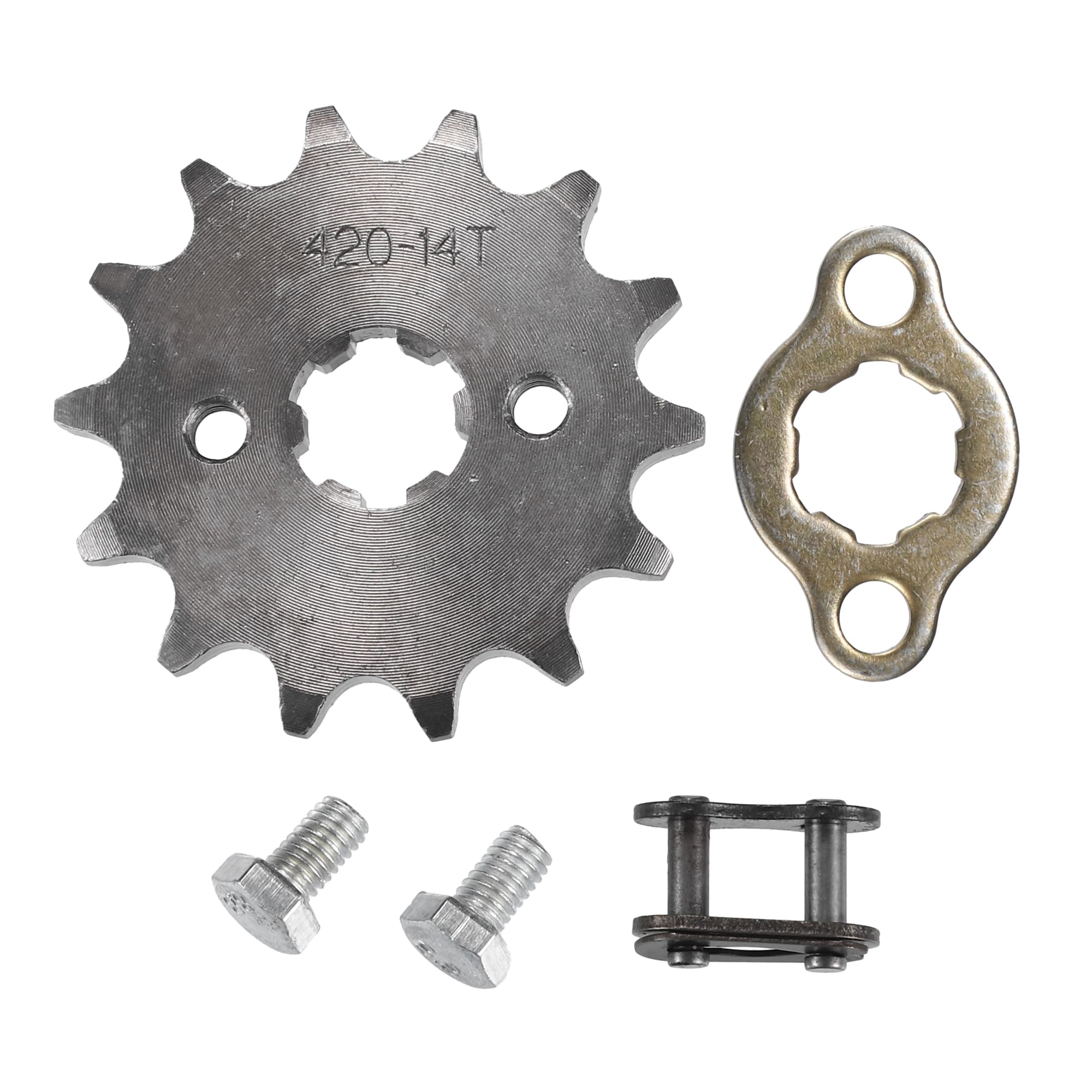 QUARKZMAN 1 Set 420 14T 17mm Piñón Delantero de Motor para Motocross Bike ATV