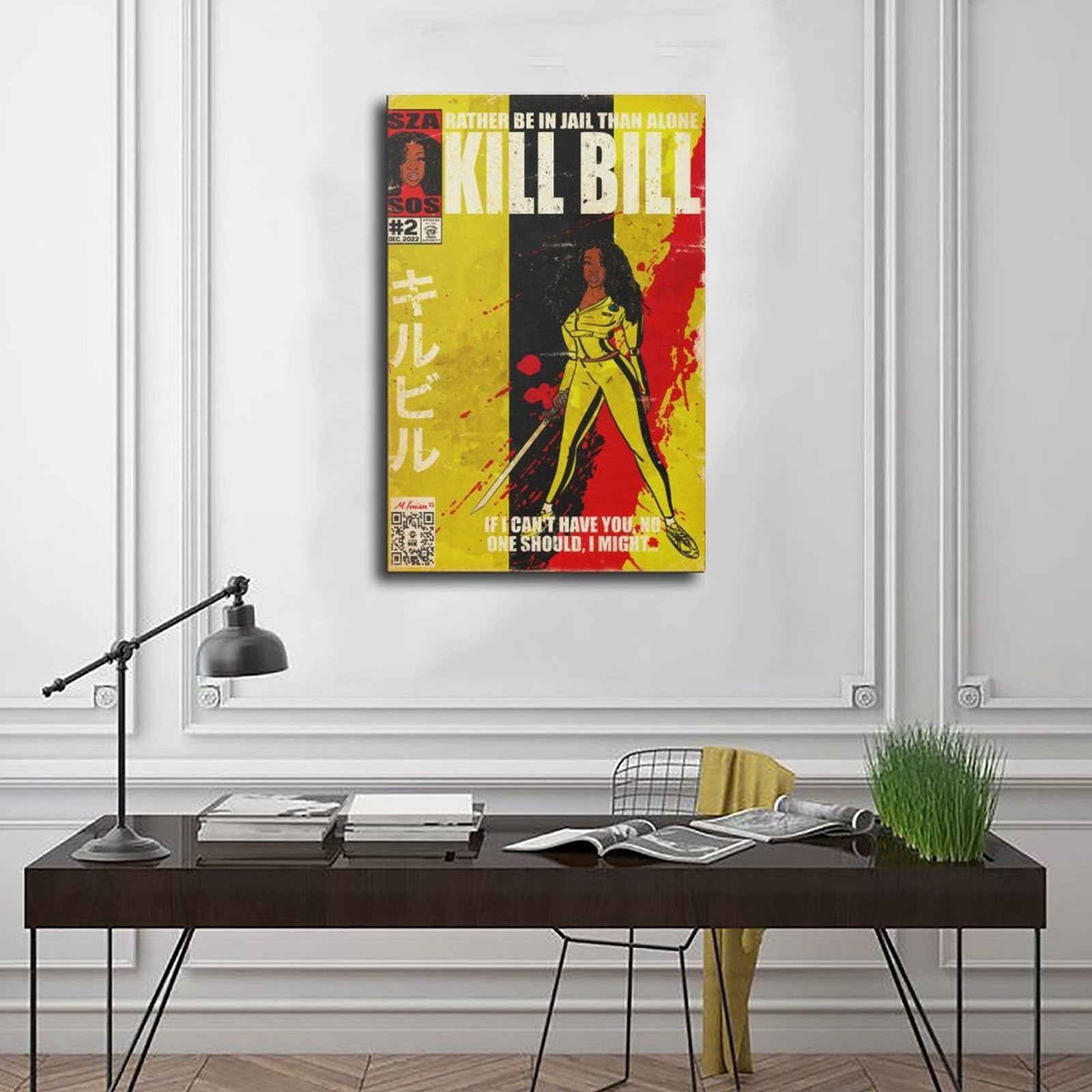 Amazon.com: KFUPCQ SZA Poster Vintage Kill Bill Comic Album Cover