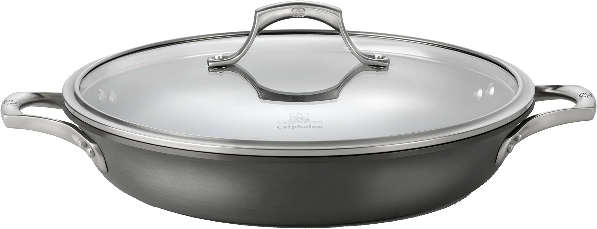 Calphalon Unison Nonstick, Everyday Pan, Gray, 12-inch