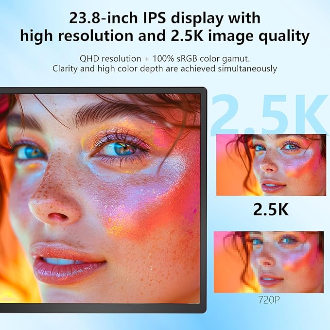 Monitor Extensor 23.8" 2.5K IPS 180Hz con Soporte Rotativo miniatura 5