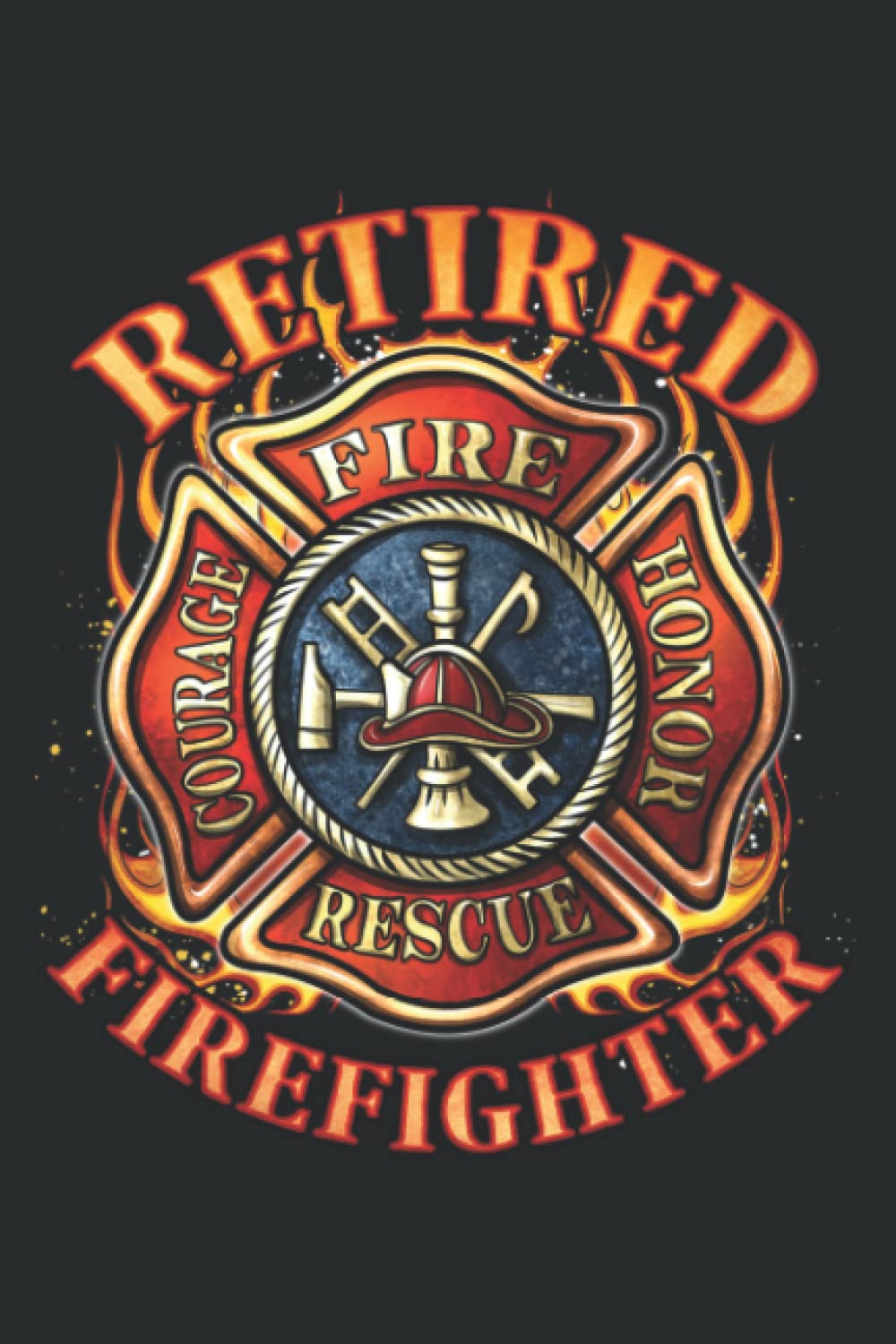 Retired Firefighter Gift Fireman Retirement Party Gift: Lined Journal & Diary for Writing & Notes for Girls and Women, Memo Diary Subject Notebooks Planner, 6"x9"